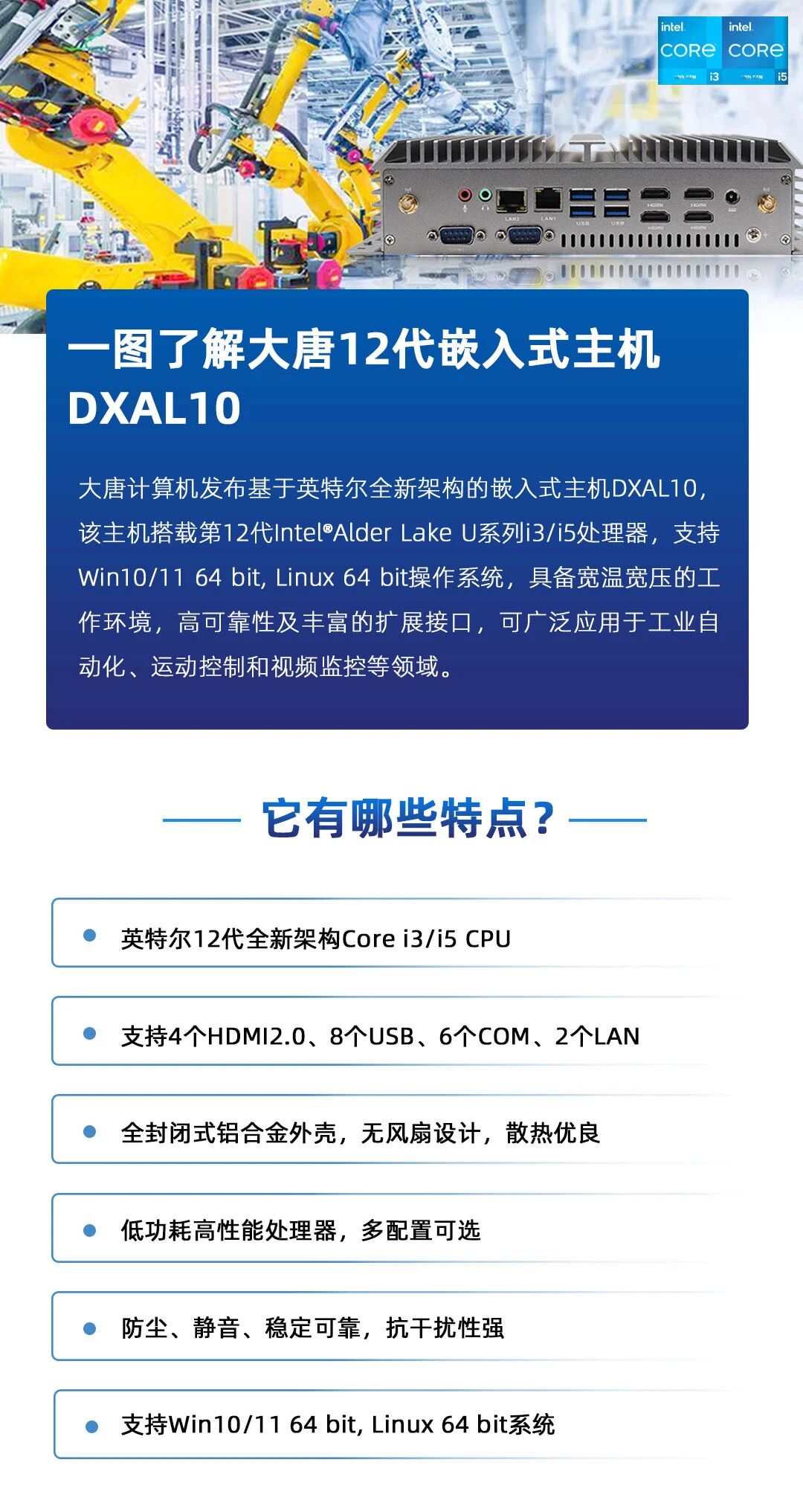 新品 | 米兰平台-米兰(中国)
第12代Alder Lake平台工控机，满足各应用需求